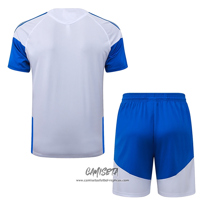 Chandal del Juventus 2026-2027 Manga Corta Blanco - Pantalon Corto